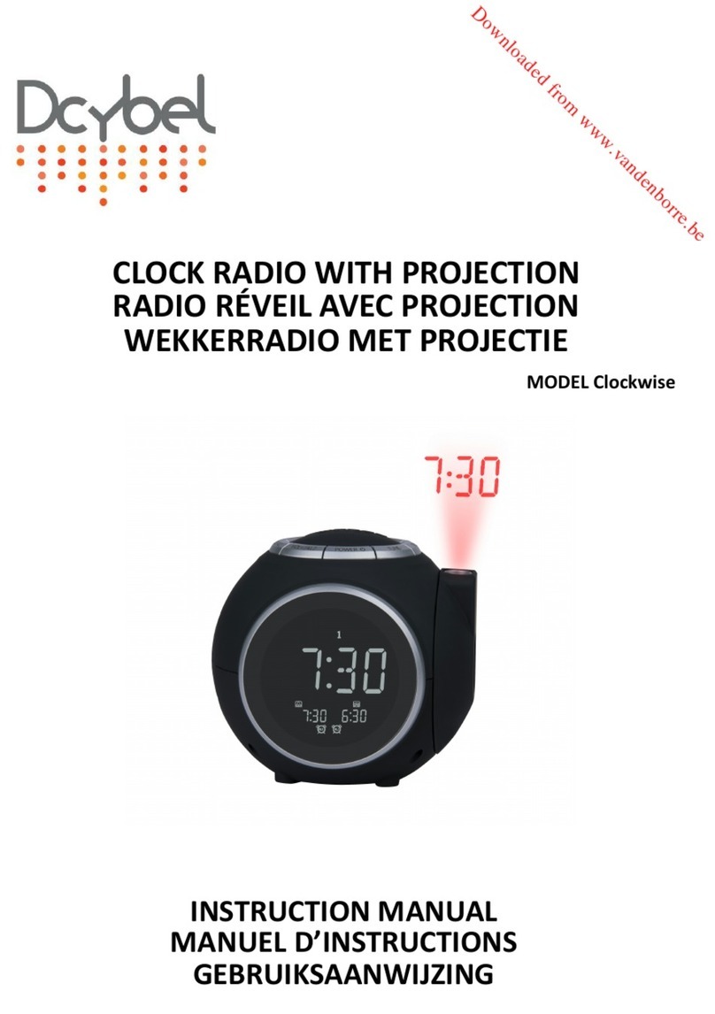 Dcybel Clockwise Bedienungsanleitung Dcybel Clockwise Bedienungsanleitung