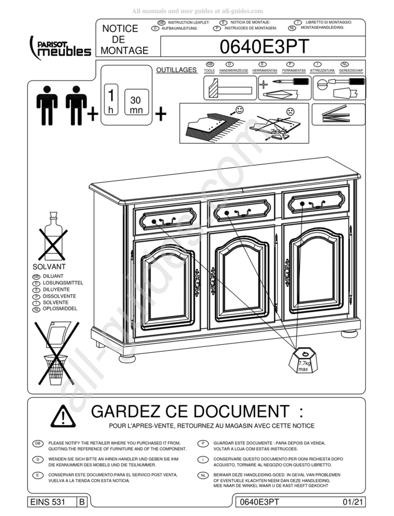 PARISOT 0640E3PT Handbuch