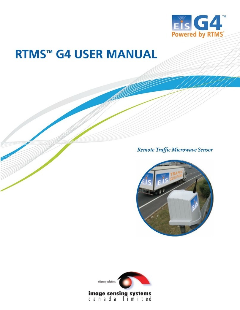 Image Sensing Systems RTMS G4 Bedienungsanleitung