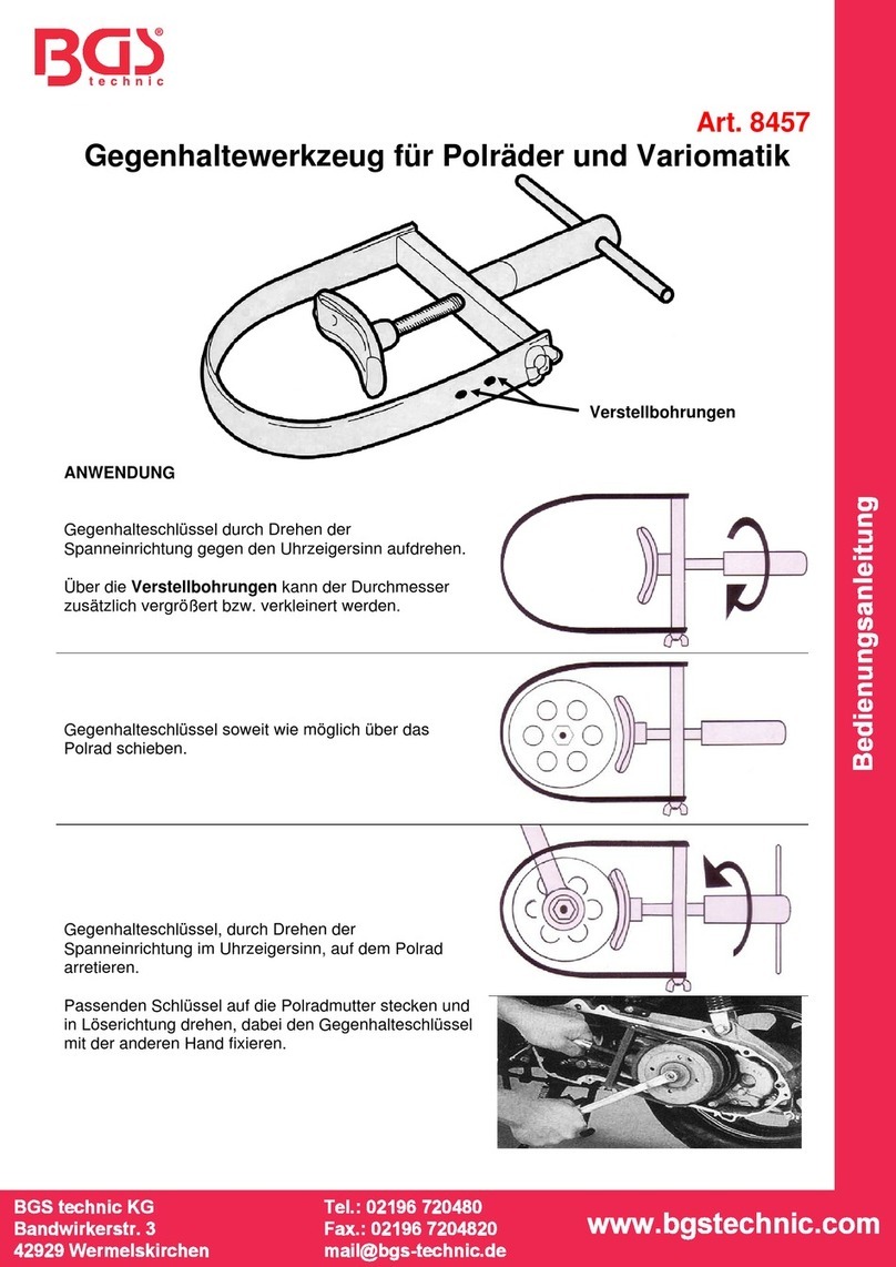 BGS technic 8457 Bedienungsanleitung