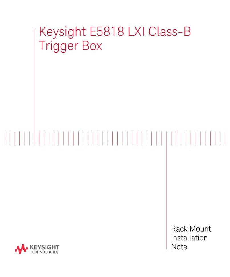 Keysight Technologies E5818 Kurzanleitung Keysight Technologies E5818 Kurzanleitung