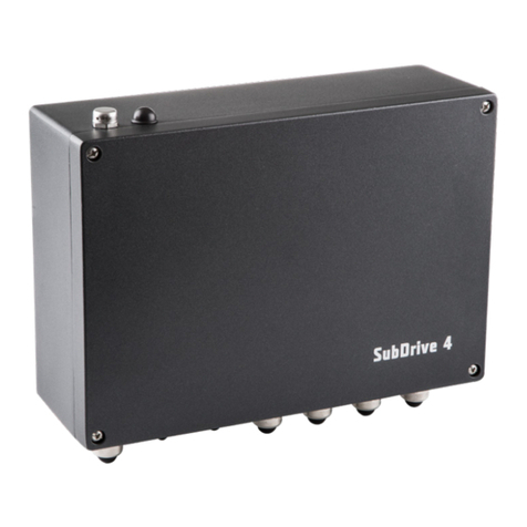 Robe ANOLIS Subdrive 4 Bedienungsanleitung Robe ANOLIS Subdrive 4 Bedienungsanleitung