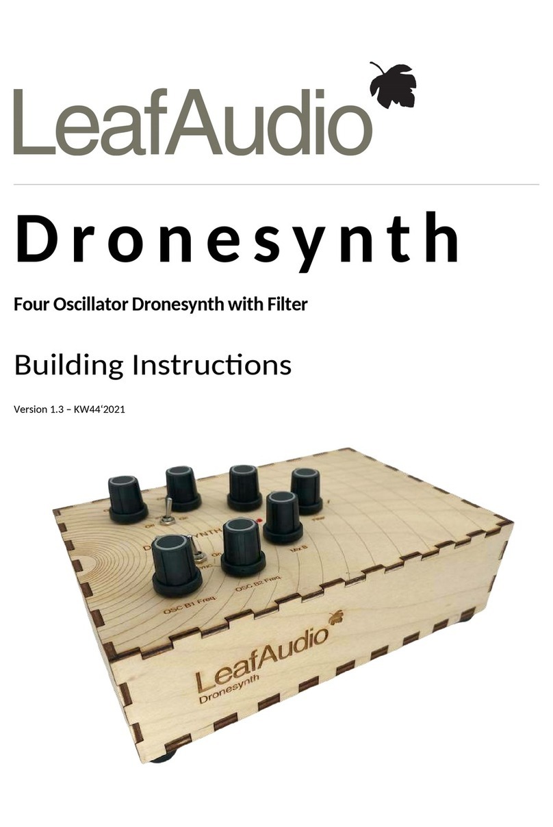LeafAudio Dronesynth Bedienungsanleitung