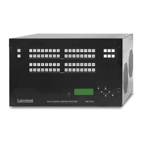 Lightware MX-FR9 Bedienungsanleitung
