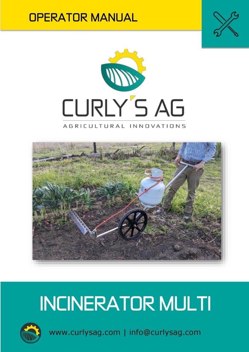 CURLY'S AG INCINERATOR MULTI Bedienungsanleitung