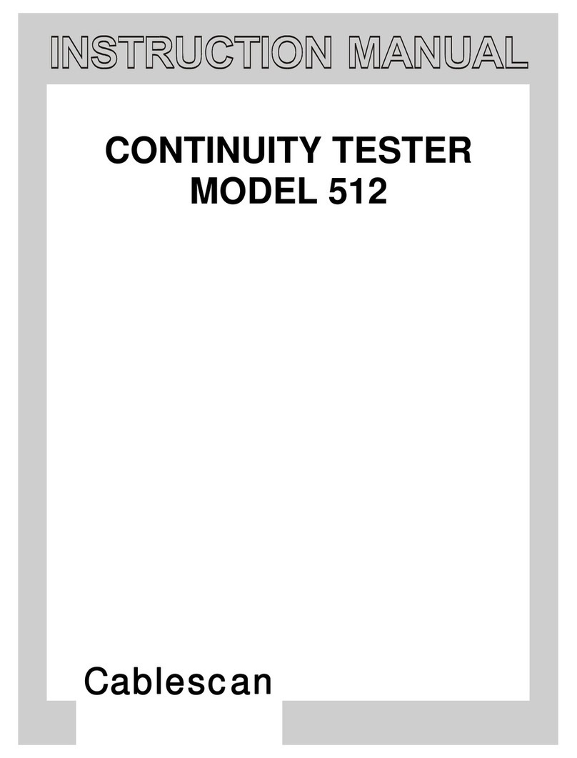 Cablescan 512 Bedienungsanleitung