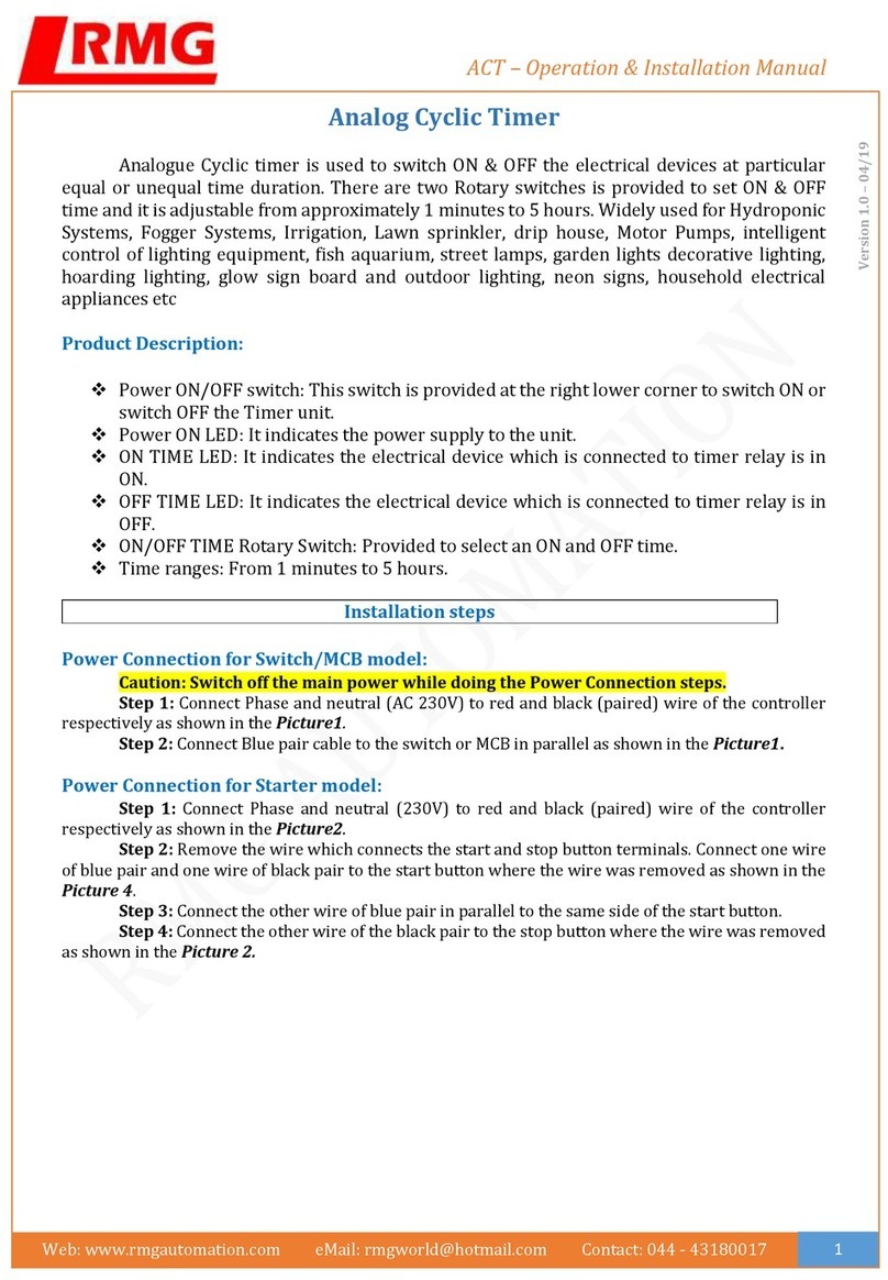 RMG ACT Bedienungsanleitung
