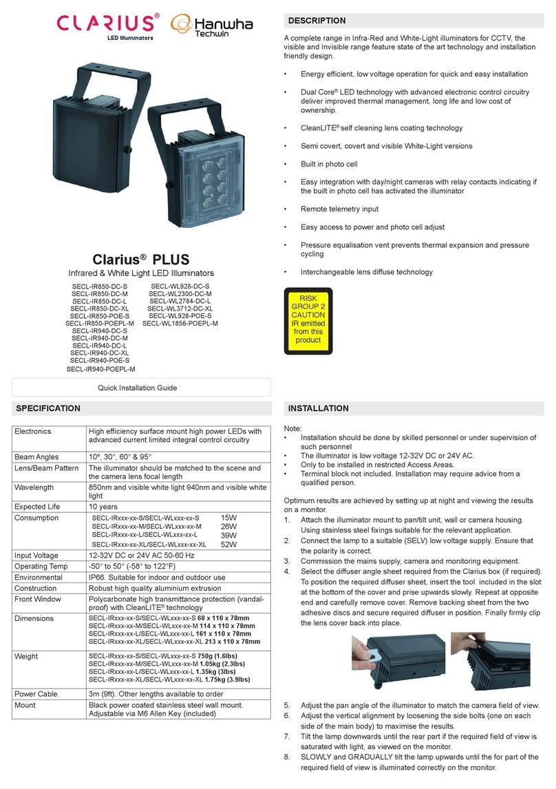 Hanwha Techwin Clarius PLUS Bedienungsanleitung Hanwha Techwin Clarius PLUS Bedienungsanleitung