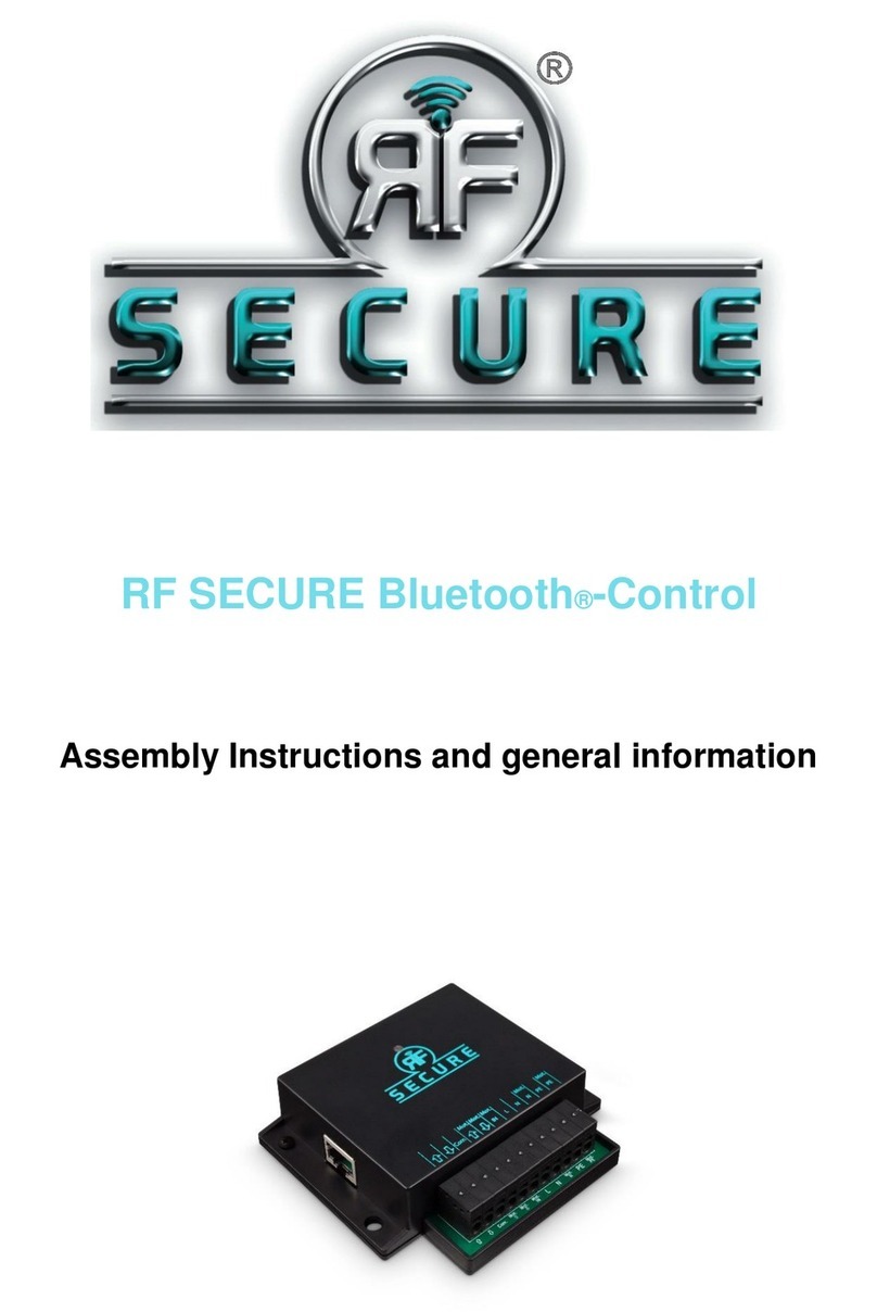 Secure RF-SECURE Bluetooth Konfigurationshandbuch
