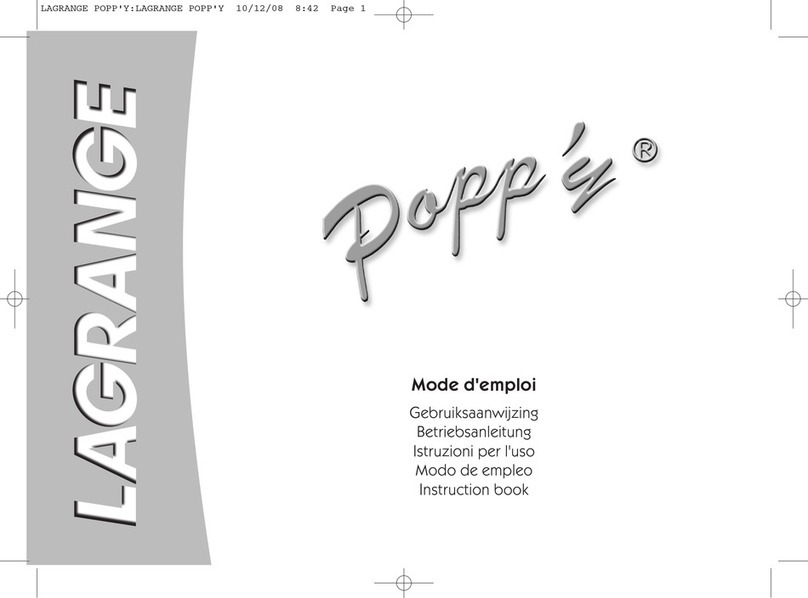Lagrange Poppy's Bedienungsanleitung