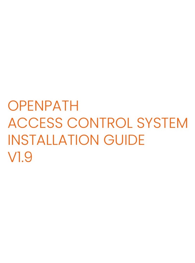 Openpath ACCESS CONTROL SYSTEM Bedienungsanleitung