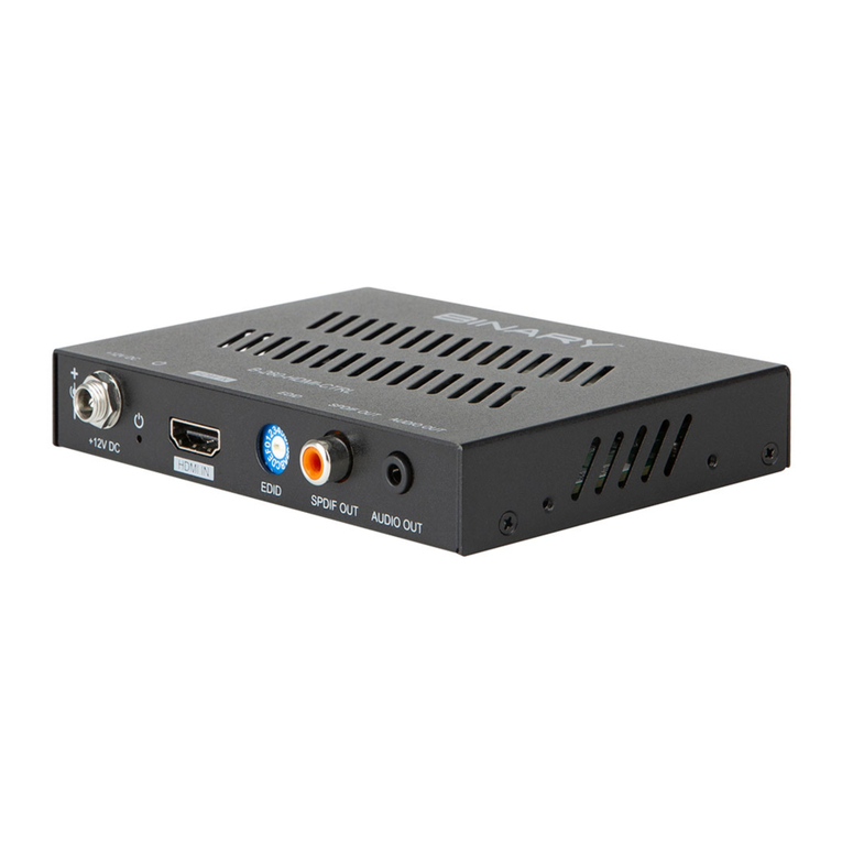 Binary 260 Series Bedienungsanleitung