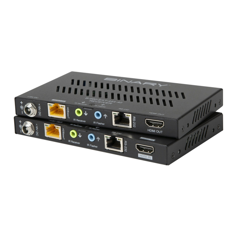 Binary B-660-EXT-444-40 Bedienungsanleitung