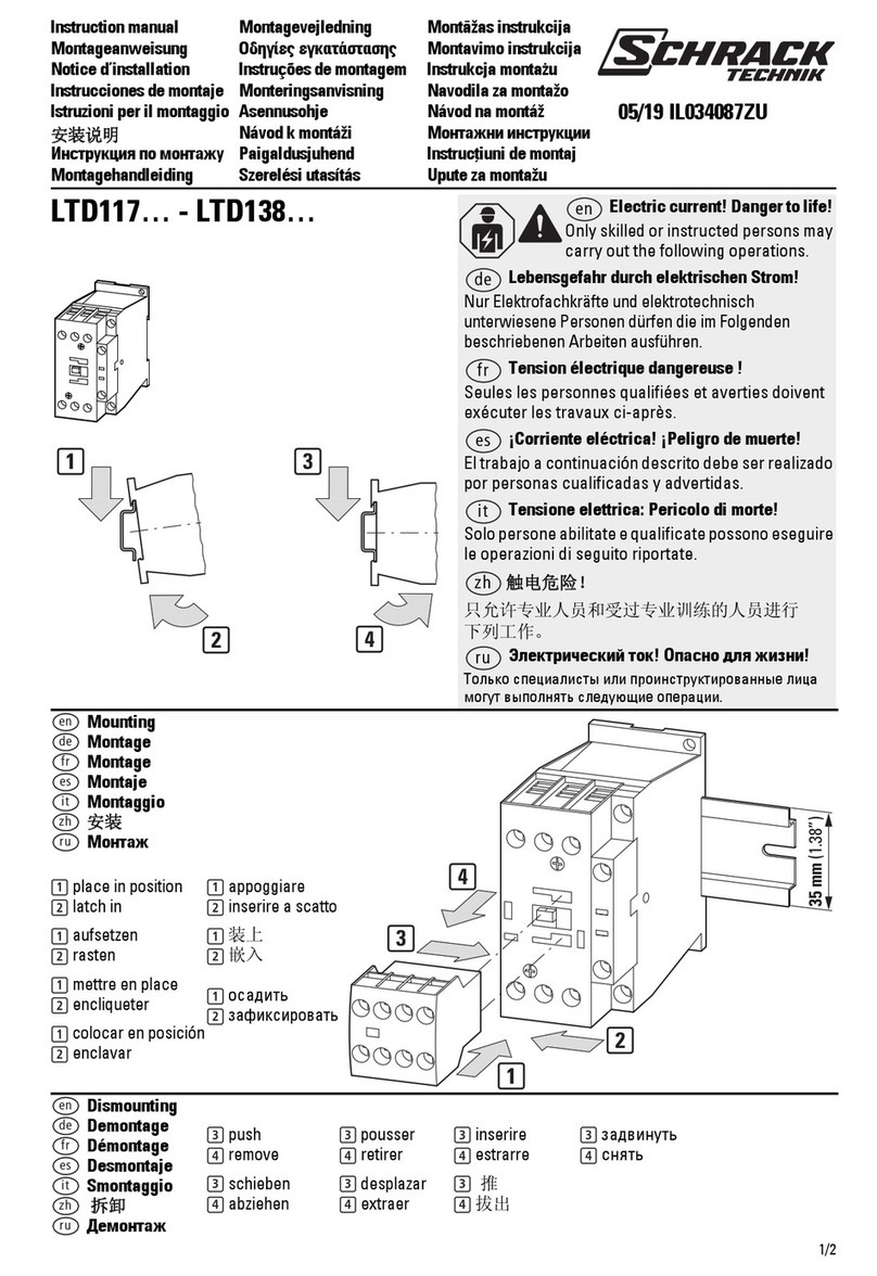 Schrack Technik LTD117 Series Bedienungsanleitung