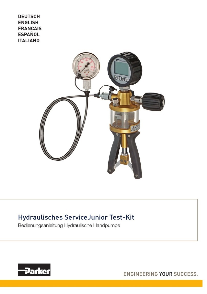 Parker ServiceJunior Test Kit Bedienungsanleitung