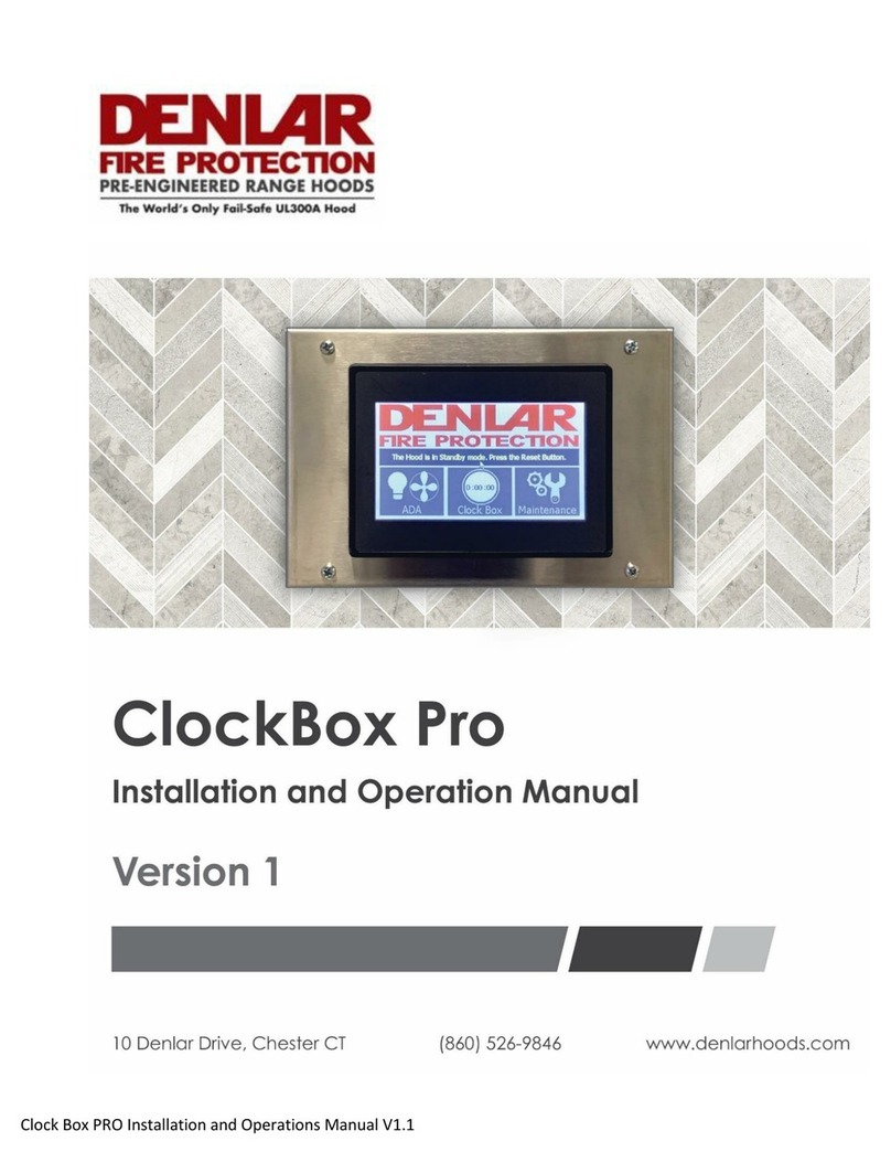 Denlar ClockBox Pro Bedienungsanleitung