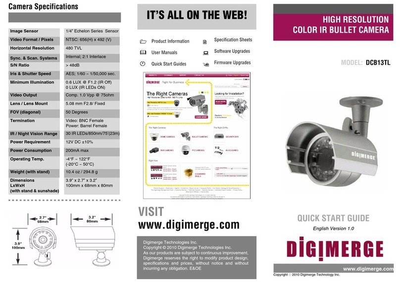 Digimerge DCB13TL Bedienungsanleitung