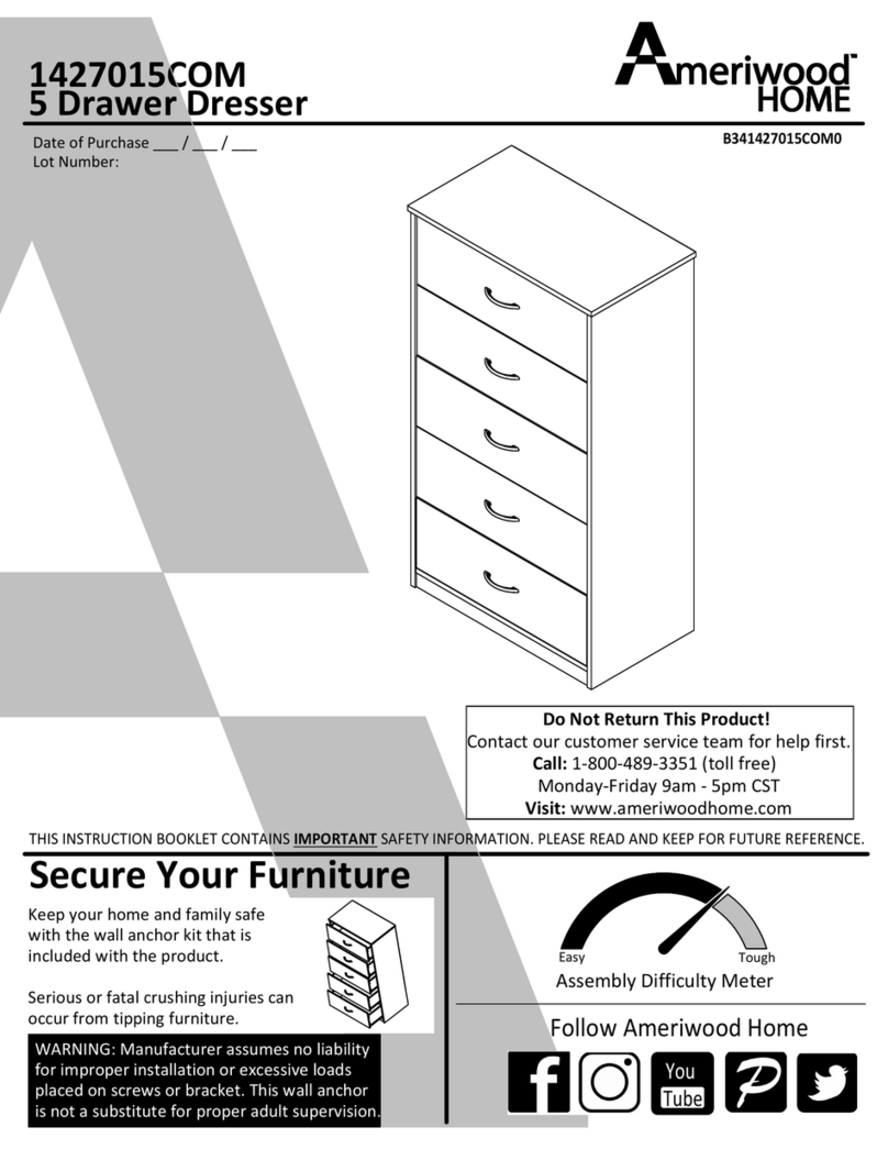 Ameriwood HOME 1427015COM Bedienungsanleitung