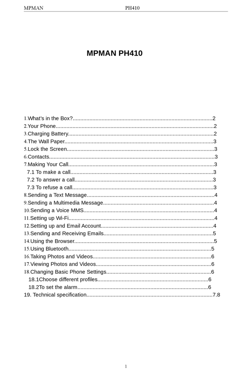 MP-Man PH410 Bedienungsanleitung