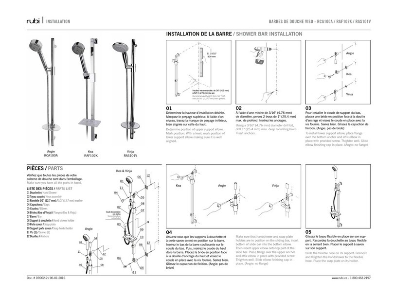 Rubi RCA100A Bedienungsanleitung