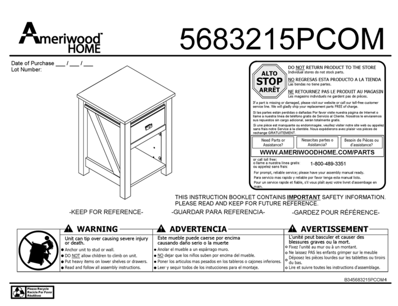 Ameriwood HOME 5683215PCOM Bedienungsanleitung