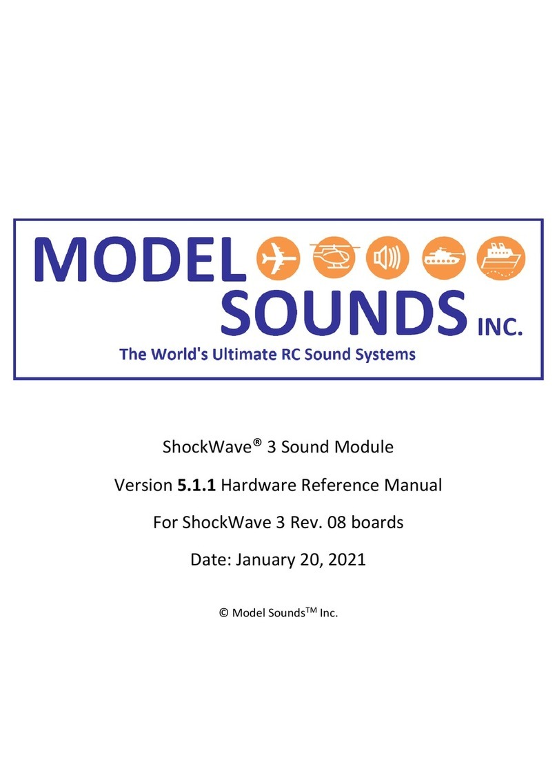 MODEL SOUNDS ShockWave 3 Kurzanleitung