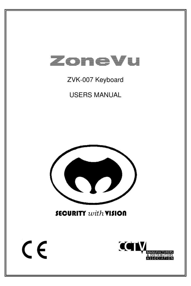 ZoneVu ZVK-007 Bedienungsanleitung