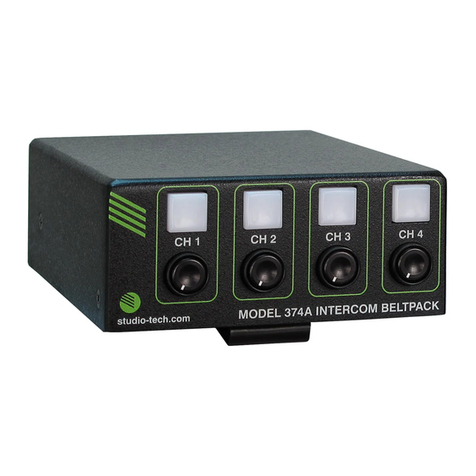 Studio Technologies 374A Bedienungsanleitung