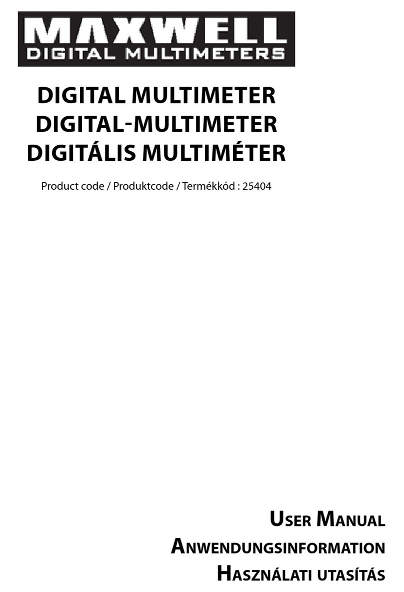 Maxwell Digital Multimeters 25404 Bedienungsanleitung Maxwell Digital Multimeters 25404 Bedienungsanleitung