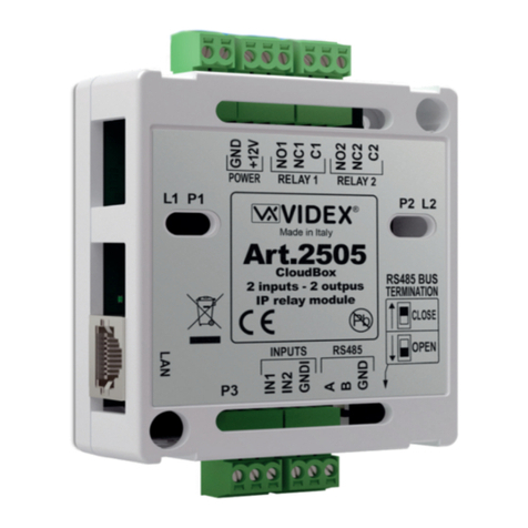 Videx 2505 Bedienungsanleitung