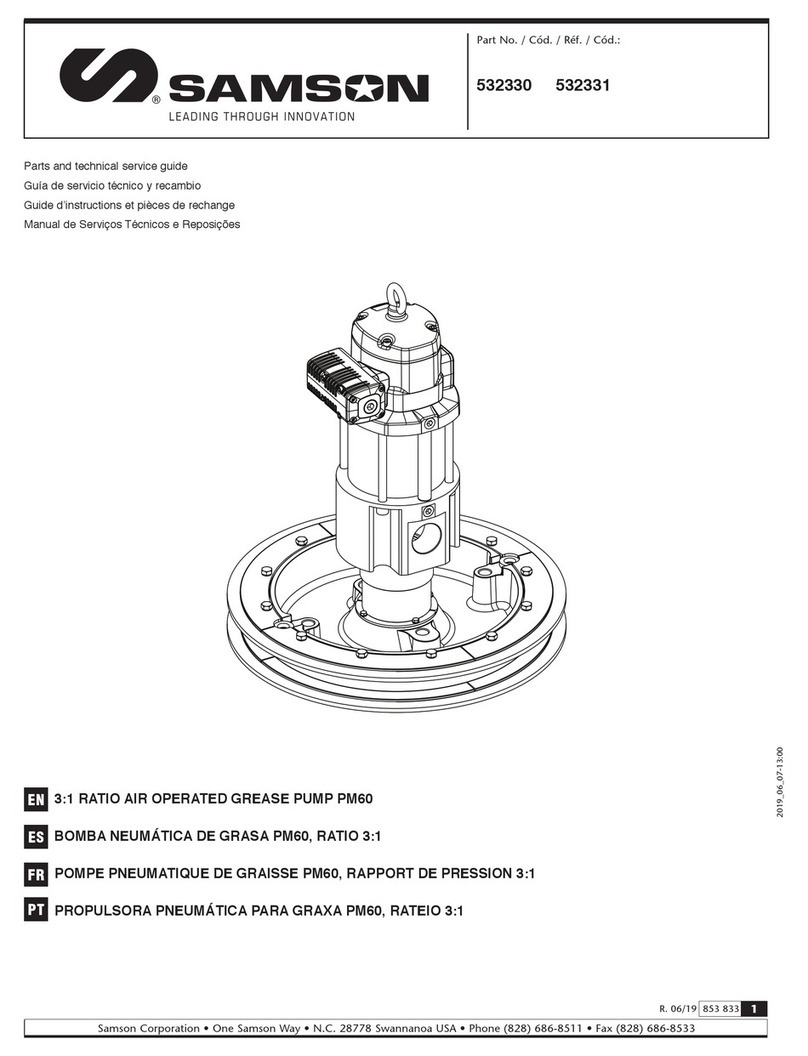 Samson PumpMaster 60 Betriebsanleitung