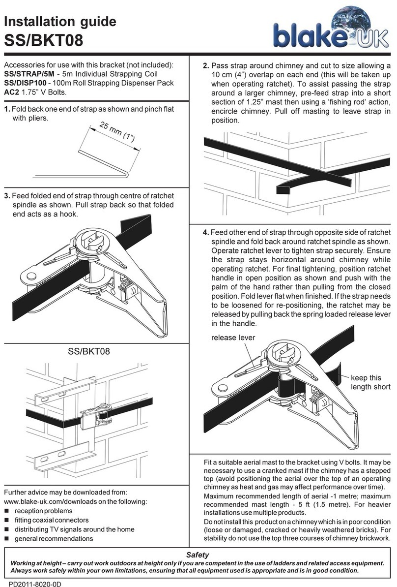 Blake UK SS/BKT08 Bedienungsanleitung