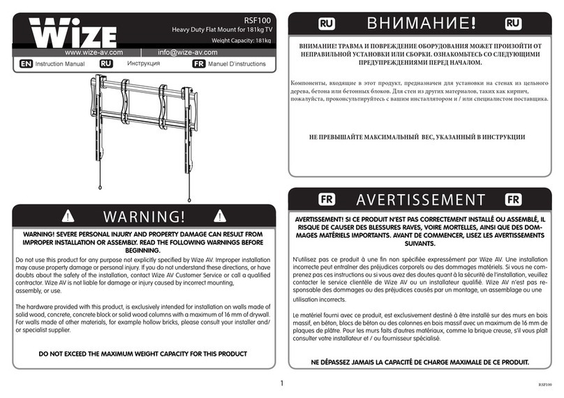 Wize RSF100 Bedienungsanleitung