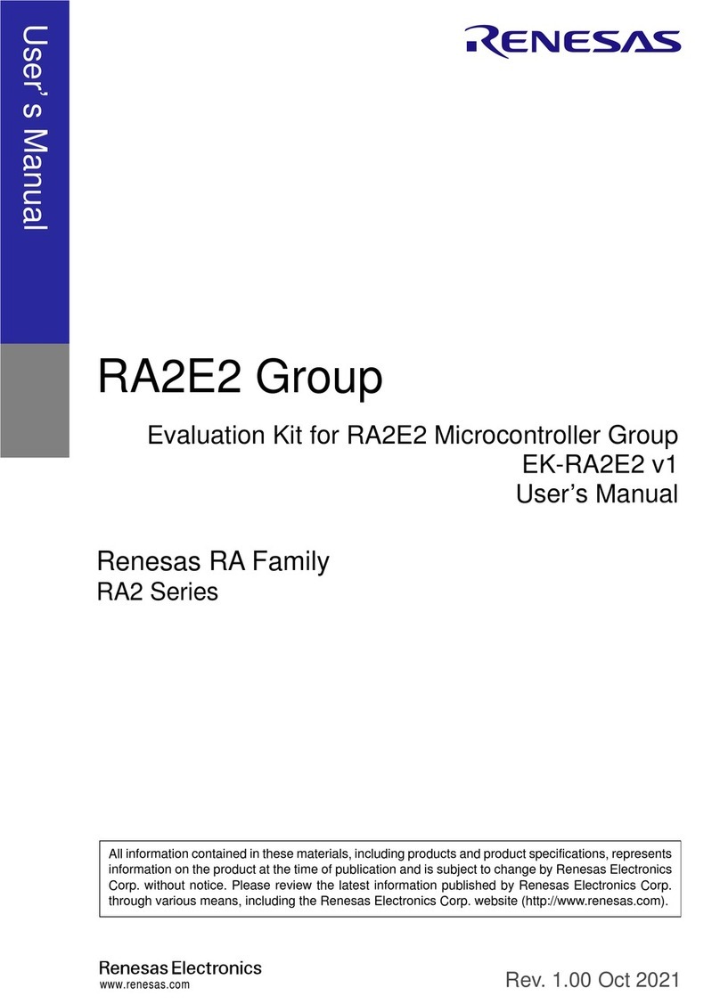 Renesas RA2E2 Group Bedienungsanleitung