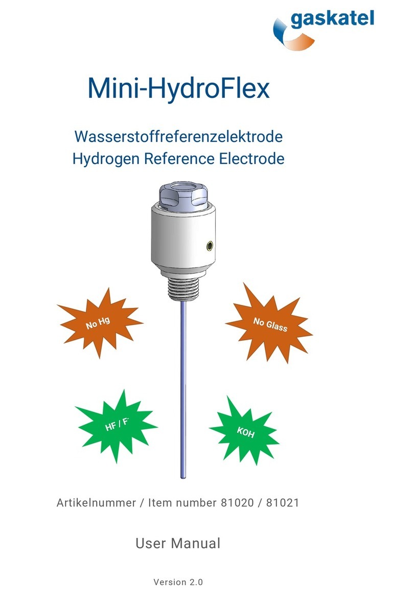 gaskatel Mini-HydroFlex Bedienungsanleitung