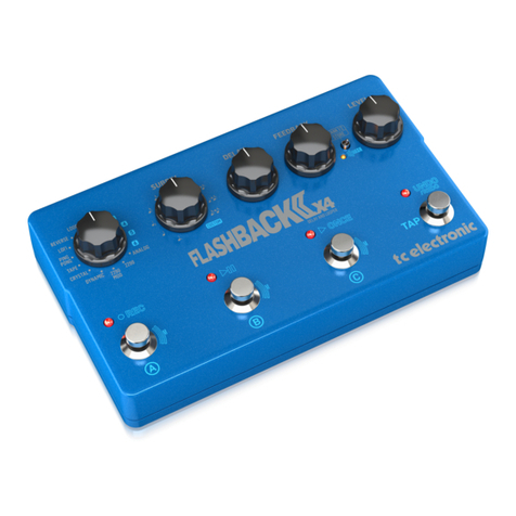 TC Electronic FLASHBACK 2 X4 DELAY Bedienungsanleitung TC Electronic FLASHBACK 2 X4 DELAY Bedienungsanleitung