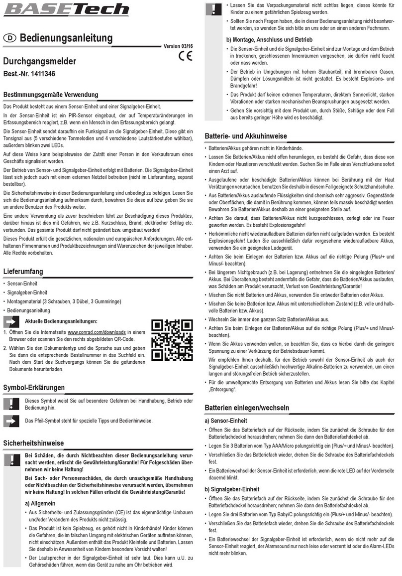 BASETech RL-600 Bedienungsanleitung