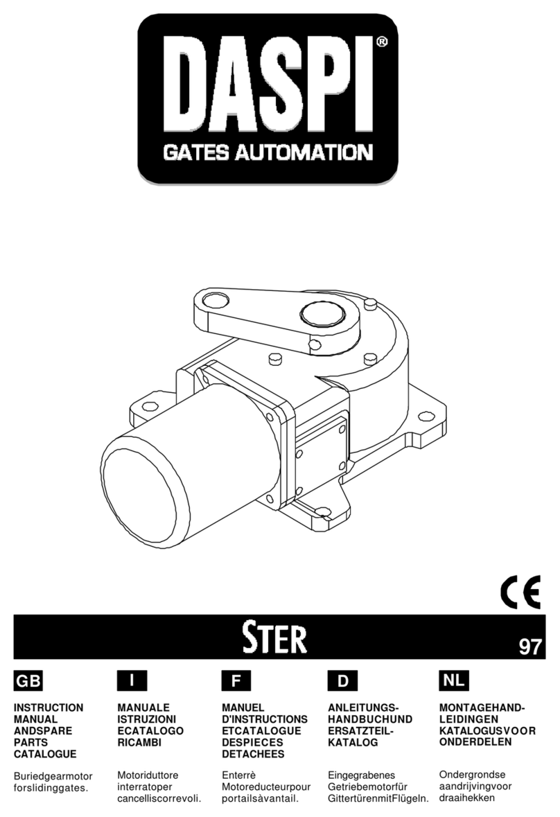 Daspi STER Bedienungsanleitung
