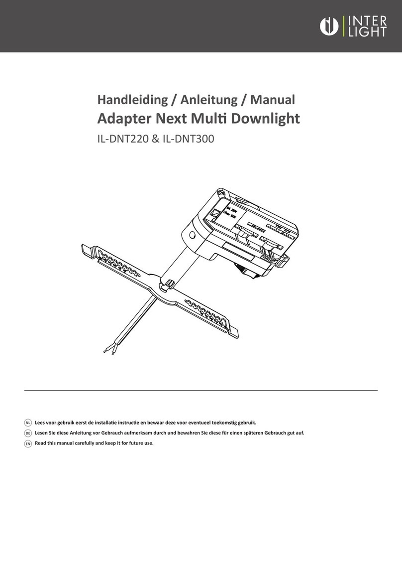 INTER LIGHT Next Multi Downlight Bedienungsanleitung INTER LIGHT Next Multi Downlight Bedienungsanleitung