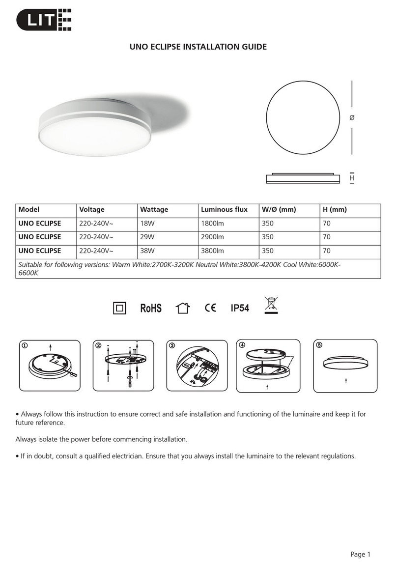 Lite UNO ECLIPSE Bedienungsanleitung