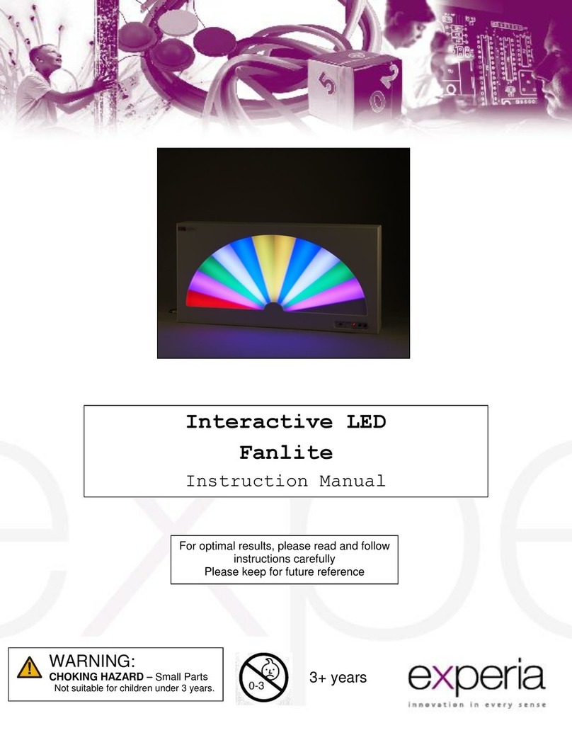 Experia Interactive LED Fanlite Bedienungsanleitung