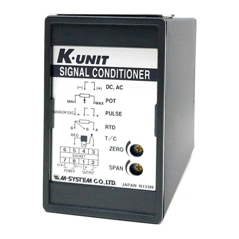 M-system KVS Bedienungsanleitung