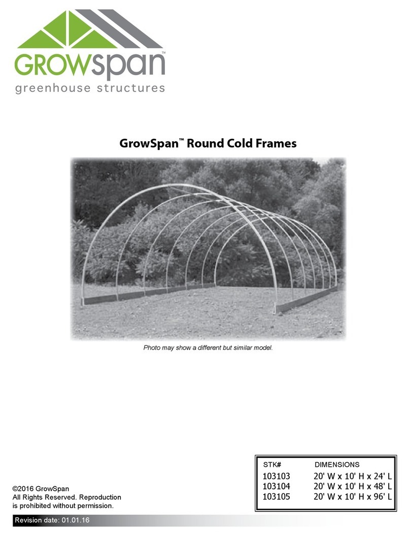 GrowSpan 103103 Bedienungsanleitung GrowSpan 103103 Bedienungsanleitung