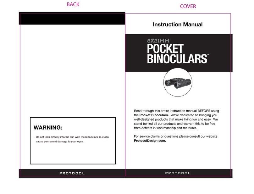 Protocol POCKET BINOCULARS Bedienungsanleitung