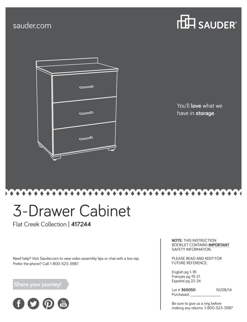 Sauder 417244 Bedienungsanleitung Sauder 417244 Bedienungsanleitung