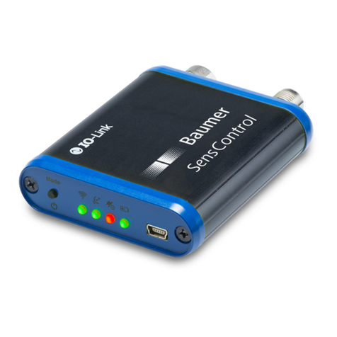 Baumer SensControl Bedienungsanleitung