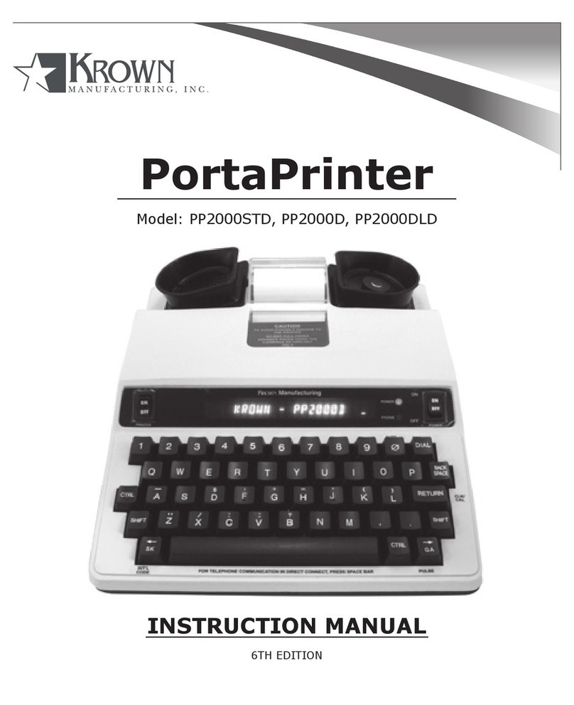 Krown PP2000STD Bedienungsanleitung