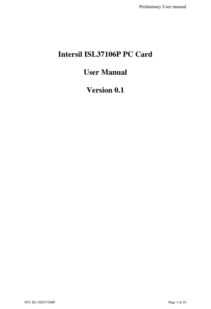 Intersil ISL37106P Bedienungsanleitung