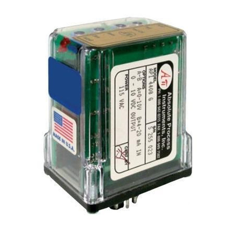 Absolute Process Instruments API 4400 G Bedienungsanleitung