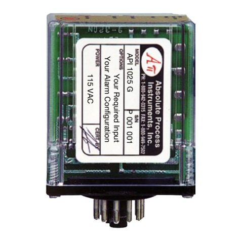 Absolute Process Instruments API 1005 G Bedienungsanleitung